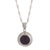 Amethyst pendant necklace, 'Surreal Vision' - Peruvian Amethyst and Sterling Silver Pendant Necklace (image 2c) thumbail