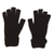 100% alpaca gloves, 'Winter Nights' - Black 100% Alpaca Gloves from Peru (image 2c) thumbail