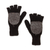 100% alpaca convertible mittens, 'Winter Mornings' - Black and Grey Convertible 100% Alpaca Mittens (image 2d) thumbail