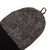 100% alpaca convertible mittens, 'Winter Mornings' - Black and Grey Convertible 100% Alpaca Mittens (image 2e) thumbail