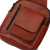 Leather shoulder bag, 'Adventures in Cusco' - Burnt Sienna Leather Shoulder Bag