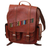 Leather backpack, 'Inca Explorer' - Handcrafted Brown Leather Backpack with Wool Accent