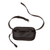 Wool-accented leather waist bag, 'Adventure in Red' - Versatile Black Leather Waist Bag or Wristlet (image 2e) thumbail