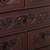 Cedar wood and leather jewelry box, 'Sun God Wiracocha' - Andean Hand Tooled Leather Jewelry Box with the Sun God (image 2g) thumbail