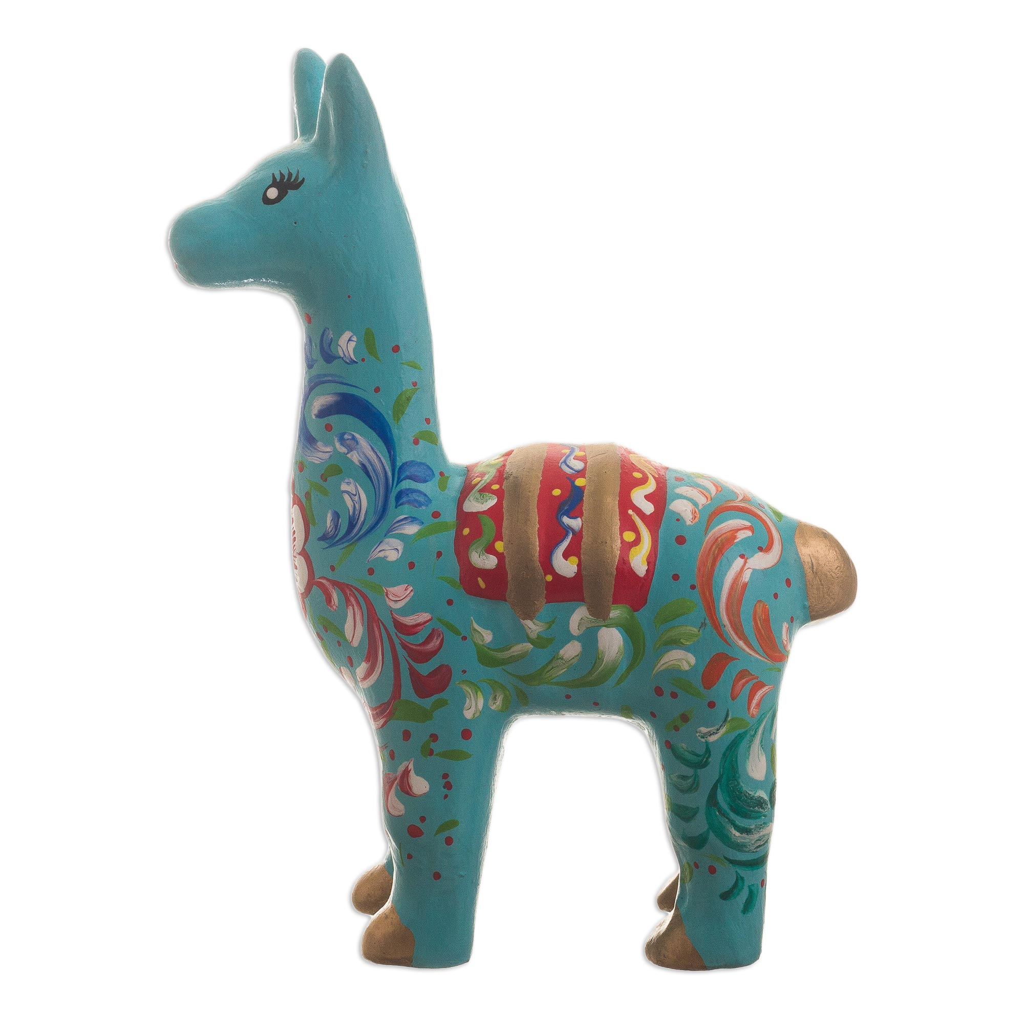 christmas llama statue