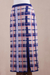 Cotton blend knit maxi skirt, 'Melon Spring' - Hand Made Cotton Blend Knit Plaid Maxi Skirt from Peru (image 2f) thumbail