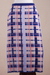Cotton blend knit maxi skirt, 'Melon Spring' - Hand Made Cotton Blend Knit Plaid Maxi Skirt from Peru (image 2g) thumbail