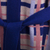 Cotton blend knit kimono, 'Melon Spring' - Hand Made Cotton Blend Plaid Knit Kimono Top from Peru (image 2h) thumbail