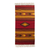 teppich aus 100 % Alpaka (2x5) - Handgewebter (2x5) roter und gelber Alpaka-Wollteppich aus Peru