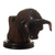 Wooden phone holder, 'Charging Bull' - Hand-Carved Cedar Wood Charging Bull Phone Holder From Peru (image 2b) thumbail