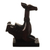 Wood phone holder, 'Andes Vicuña' - Hand-carved Vicuña Wood Phone Holder From Peru (image 2c) thumbail