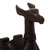 Wood phone holder, 'Andes Vicuña' - Hand-carved Vicuña Wood Phone Holder From Peru (image 2e) thumbail