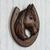 Wood relief panel, 'Lucky Horse' - Cedar Wood Horse And Horseshoe Relief Panel From Peru (image 2b) thumbail