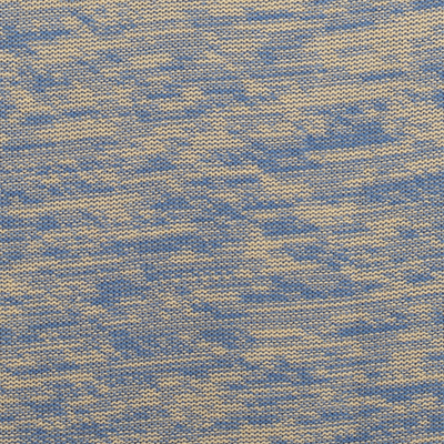 Cotton jumpsuit, 'Wara in Melange' - Organic Blue Heathered Pima Cotton Jumpsuit  from Peru