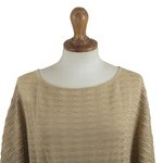 Cotton dress, 'Thalu in Sand' - Organic Pima Cotton Tee Dress in Sand Brown from Peru