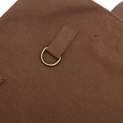 Canvas-Einkaufstasche - Braune Einkaufstasche aus Baumwollcanvas aus Peru