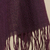 100% alpaca shawl, 'Subtle Moment' - Woven Purple and Black Alpaca Shawl (image 2g) thumbail