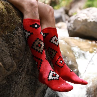 Unisex cotton-blend socks, Chakana