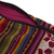 Cushion cover, 'Cuzco Floral Rainbow' - Alpaca Blend Hand-woven Multicolor Geometric Cushion Cover (image 2b) thumbail