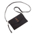 Leather sling bag, 'Mystic Black' - Versatile Leather Geometric Sling Bag from Peru (image 2a) thumbail