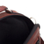 Leather messenger bag, 'Morral in Chestnut Brown' - Wool Insert Leather Brown Crossbody Messenger Bag from Peru (image 2h) thumbail