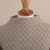 100% alpaca sweater, 'Lea' - 100% Alpaca Knitted Taupe Brown Sweater from Peru (image 2f) thumbail