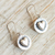 Sterling silver dangle earrings, 'Unconditional Love' - Handcrafted Heart-Themed Sterling Silver Earrings from Peru