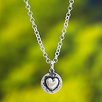 Featured review for Sterling silver pendant necklace, Unconditional Love