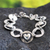 Sterling silver link bracelet, 'Unconditional Love' - Handcrafted Heart-Themed Sterling Silver Bracelet from Peru