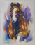 'Caballo' - Pintura al óleo de caballo original