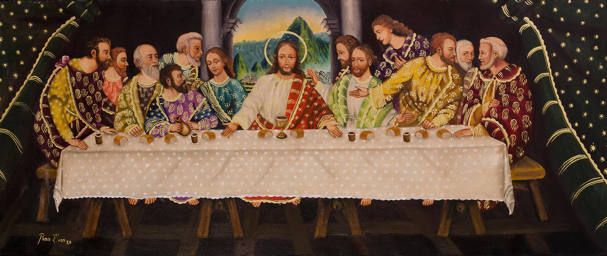 the last supper replica