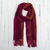 Baby alpaca blend scarf, 'Andean Mountain' - Vibrant Colored Andean Baby Alpaca Blend Scarf from Peru (image 2) thumbail
