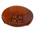 Tooled leather catchall, 'Colonial Florals' - Brown Hand Tooled Leather Catchall Plate from Peru (image 2a) thumbail