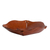 Leather catchall, 'Andean Flower' - Pure Leather Catchall with Floral Design from Peru (image 2b) thumbail