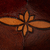 Tooled leather catchall, 'Redwood Floral' - Hand Tooled Leather Catchall Plate from Peru (image 2c) thumbail