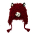 Wool blend hat, 'Smiling Llama' - Furry Red Llama Beanie Hat from Peru (image 2a) thumbail