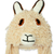 Alpaca blend hat, 'Alpaca Friend' - Furry Alpaca Beanie Hat from Peru