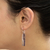 Ohrhänger aus Sterlingsilber - Geometrische Ohrhänger aus Sterlingsilber aus Peru