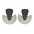 Sterling silver drop earrings, 'Silver Sunbeam' - Combination Finish Sterling Silver Drop Earrings from Peru (image 2a) thumbail