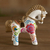 Ceramic figurine, 'White Pucara Horse' - Hand Painted Ceramic Pucara Horse Figurine from Peru (image 2b) thumbail