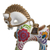 Ceramic figurine, 'White Pucara Horse' - Hand Painted Ceramic Pucara Horse Figurine from Peru (image 2e) thumbail