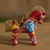 Ceramic figurine, 'Red Pucara Horse' - Hand Painted Ceramic Pucara Horse Figurine from Peru (image 2b) thumbail