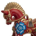 Ceramic figurine, 'Red Pucara Horse' - Hand Painted Ceramic Pucara Horse Figurine from Peru