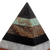 Gemstone sculpture, 'Energy' - Artisan Crafted Gemstone Pyramid Sculpture from Peru (image 2d) thumbail