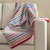 Hand-loomed throw blanket, 'Striking Stripes' - Multicolored Striped Throw Blanket from Peru