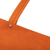 Wool-accented leather tote bag, 'Inca Sunset' - Orange Leather Tote Bag with Wool Accents