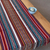 Alpaca-blend table runner, 'Inca Trail' - Striped Multi Table Runner from Peru (image 2) thumbail