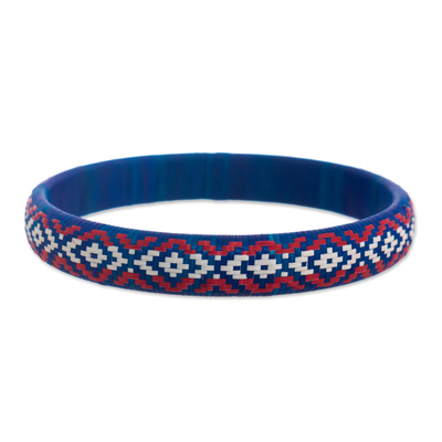 Handwoven Bangle Bracelet from Colombia