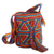 Hand-crocheted bucket bag, 'Colombian Rainbow' - colourful Crocheted Shoulder Bag