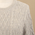 100% baby alpaca sweater, 'Long Lines in Grey' - Baby Alpaca Grey Tunic Sweater Dress (image 2e) thumbail